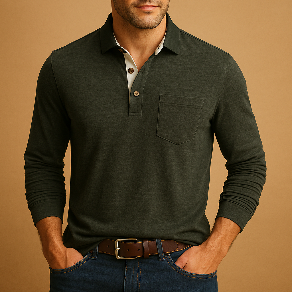 Men’s casual cotton shirt with chest pocket, button closure, and breathable fabric. Perfect for casual wear and daily comfort.