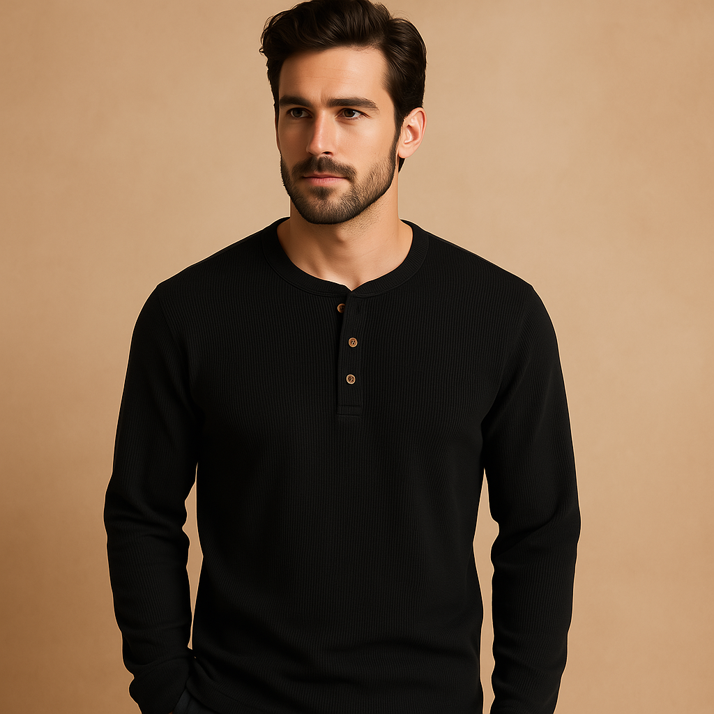 Men’s casual long sleeve shirt with a relaxed fit and classic design, perfect for daily wear, weekends, and casual occasions in versatile colors.