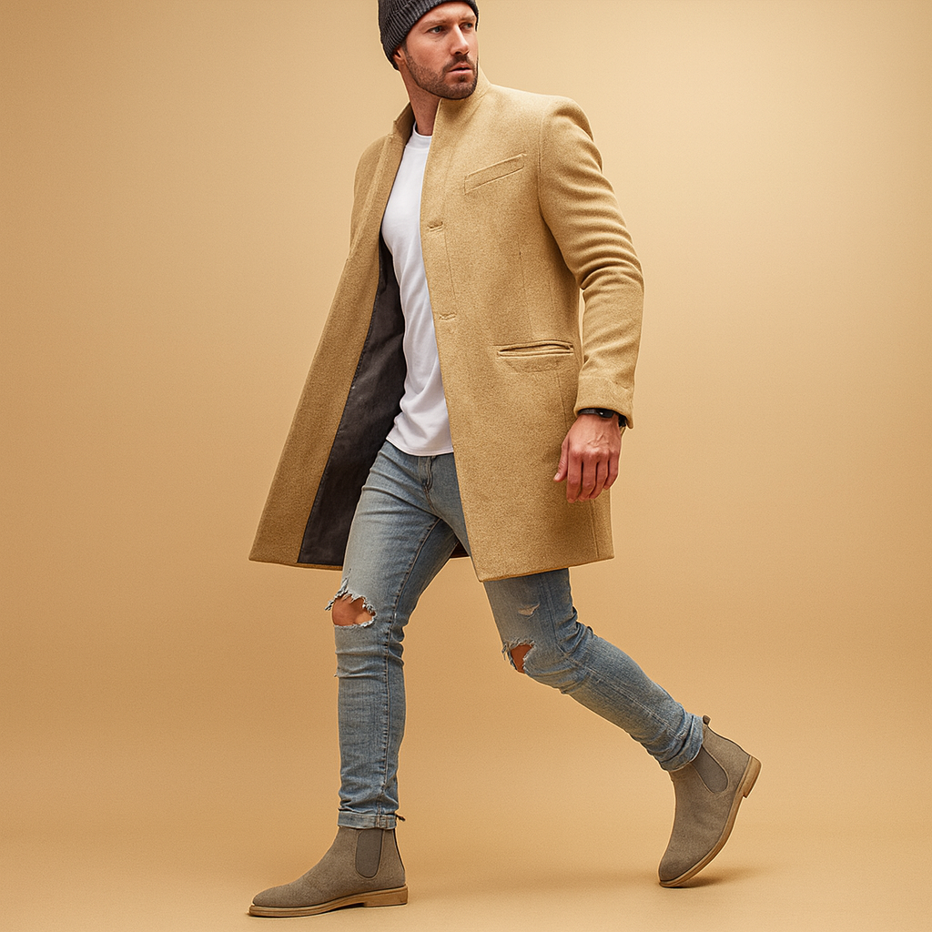 Men’s casual winter coat with relaxed fit, insulating lining, and modern design. Perfect for cold days, commuting, and everyday wear.