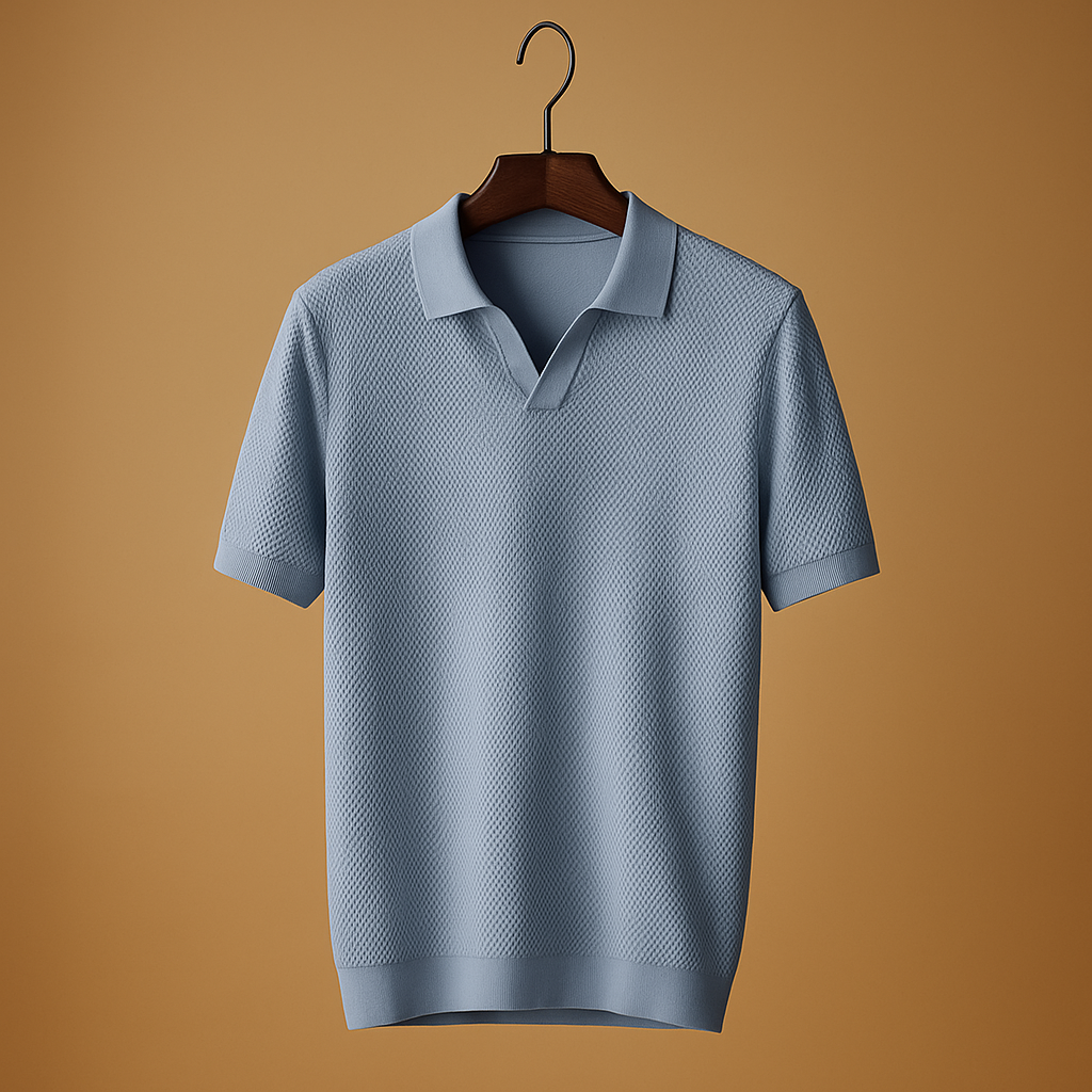 Men’s classic polo shirt with slim fit, button closure, and timeless design, ideal for work, casual wear, and semi-formal occasions.
