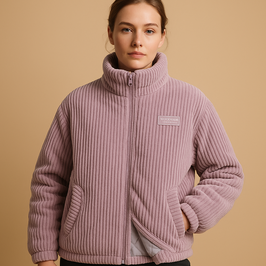 Men’s corduroy jacket made from 12-layer soft corduroy with cotton lining, durable shape- and color-retaining design, ideal for cold days.