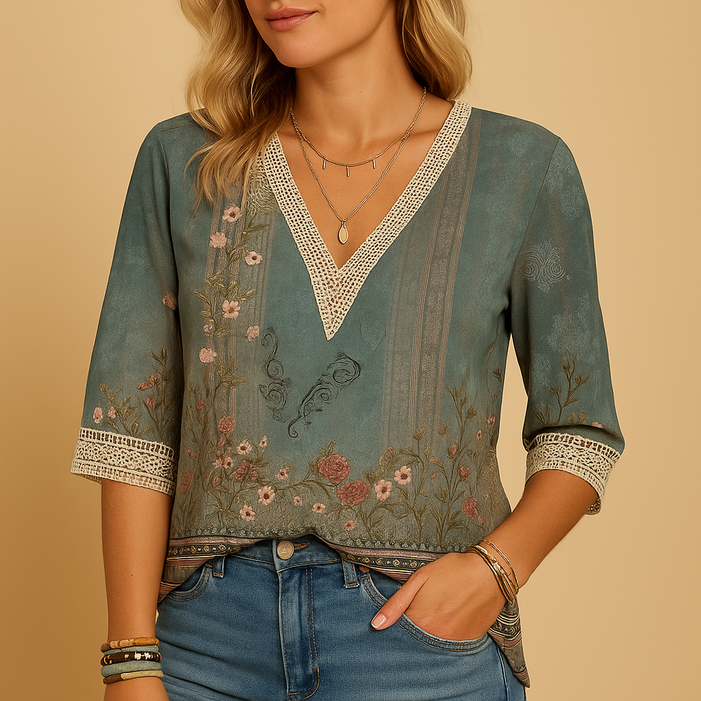 Elegant blouse for women with flattering fit and timeless design, available in multiple colours, ideal for work or casual chic occasions.