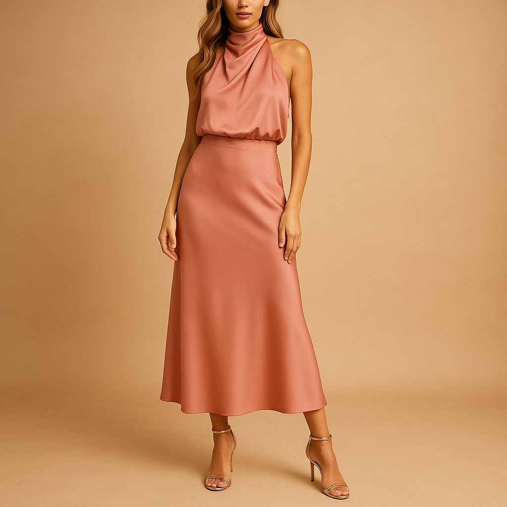 Women’s elegant summer dress with a flattering fit, ideal for casual outings, formal events, and warm-weather wear.