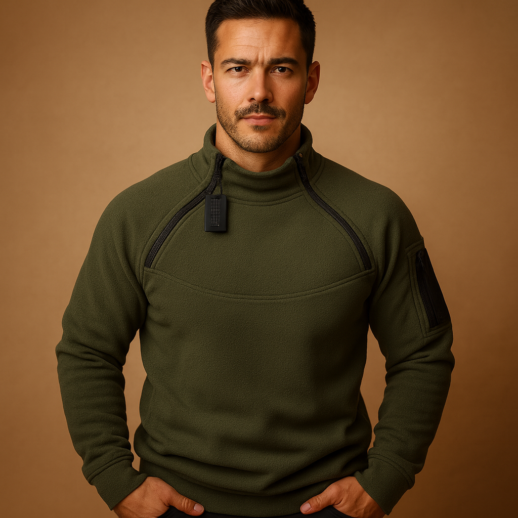 Men’s light crew neck jumper with long sleeves, made from soft and flexible fabric for everyday comfort and a minimalist, timeless look.