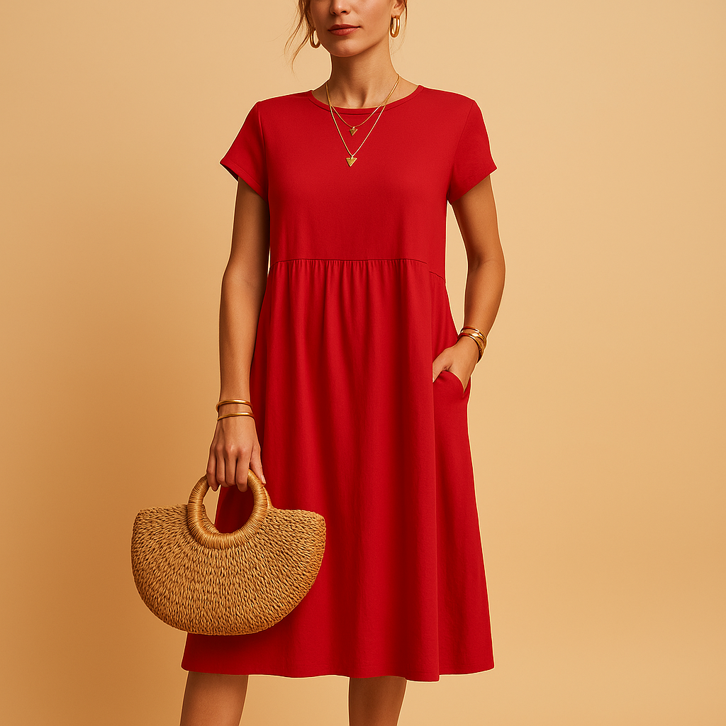 Women’s light summer dress with elegant silhouette and breathable fabric, perfect for spring, summer, and casual or chic occasions.