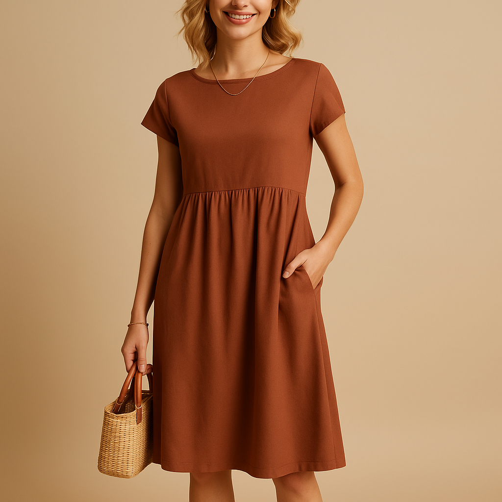 Women’s light summer dress with elegant silhouette and breathable fabric, perfect for spring, summer, and casual or chic occasions.