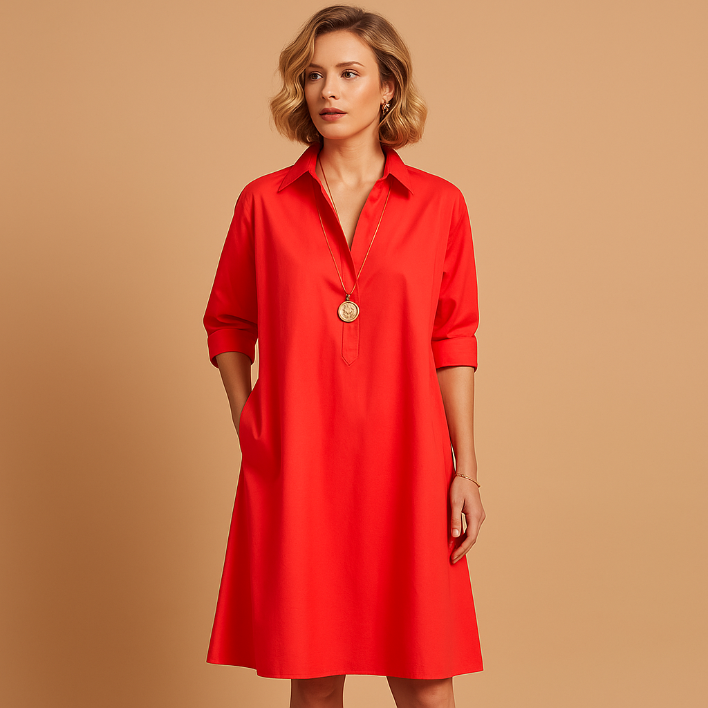 Women’s lightweight spring dress made from soft, breathable fabric, perfect for casual wear, parties, and elegant spring days.