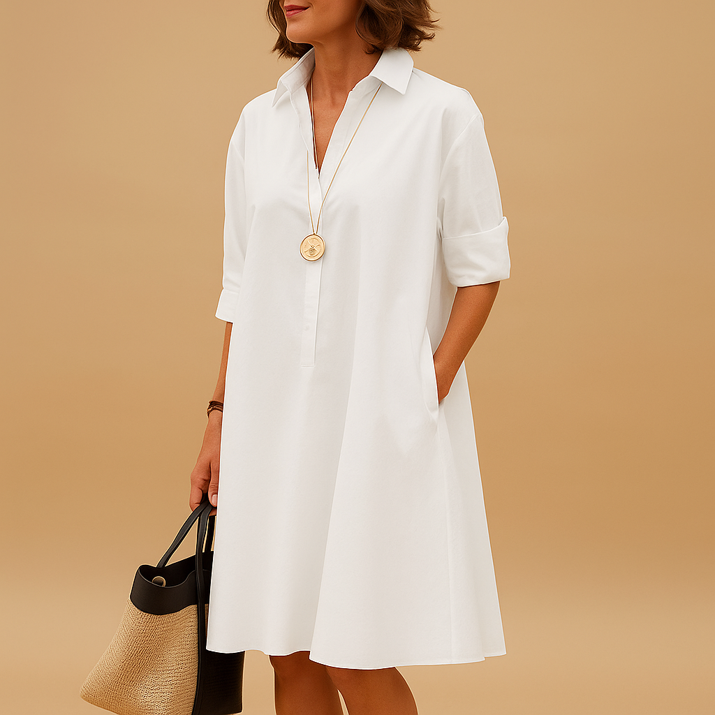 Women’s lightweight spring dress made from soft, breathable fabric, perfect for casual wear, parties, and elegant spring days.