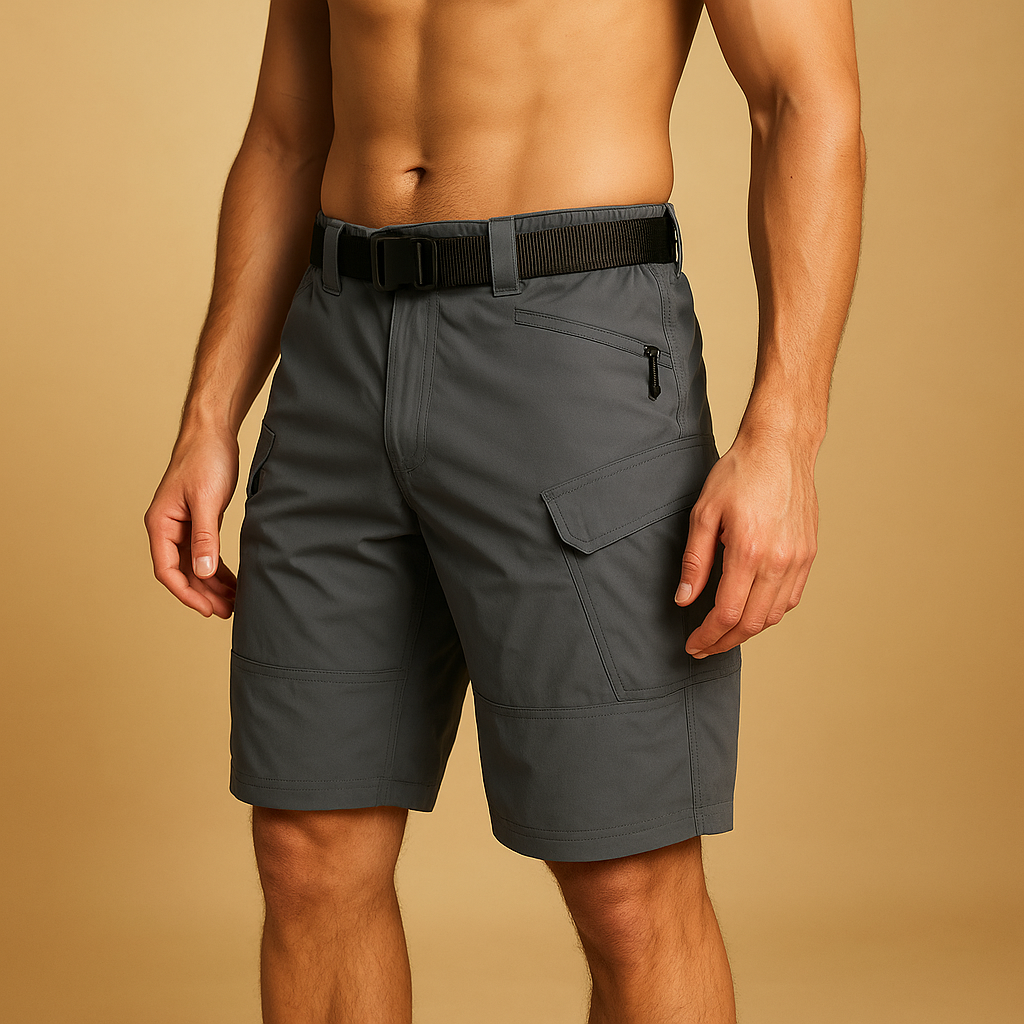 Men’s outdoor cargo pants with quick-dry fabric, durable design, and multiple pockets, perfect for hiking, camping, fishing, and daily wear.