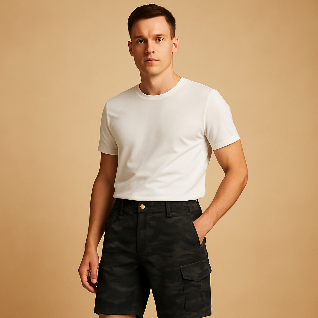 Men’s outdoor cargo pants with quick-dry fabric, durable design, and multiple pockets, perfect for hiking, camping, fishing, and daily wear.