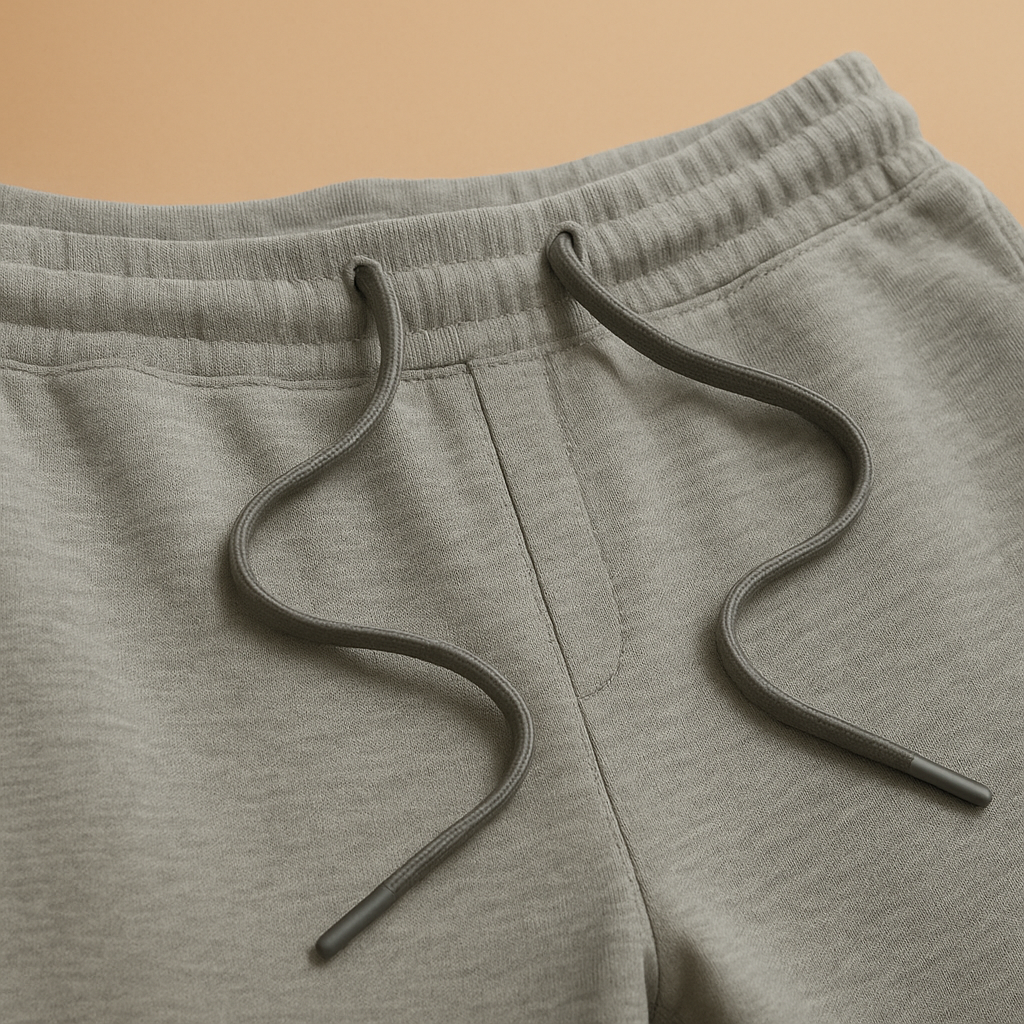 Men’s oversized jogger pants Hunter with wide legs, elastic waistband, and drawstring, available in black, navy, dark grey, or light grey.