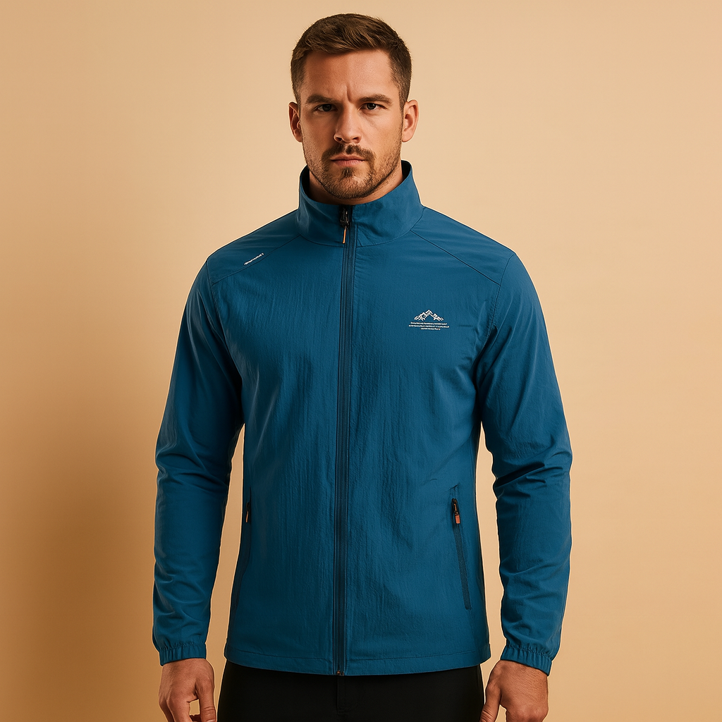 Men’s trendy quilted summer jacket with lightweight design, perfect for spring and summer casual or weekend outfits.