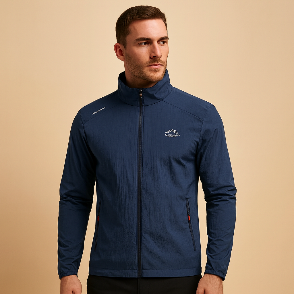 Men’s trendy quilted summer jacket with lightweight design, perfect for spring and summer casual or weekend outfits.
