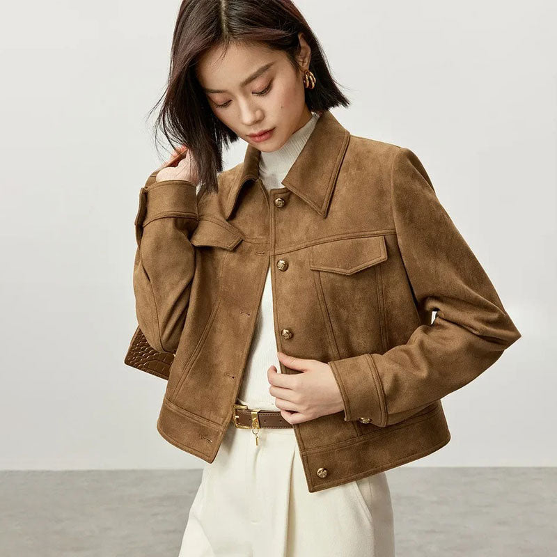 Retro Leather Moto Jacket