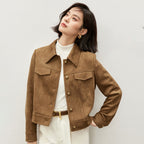 Retro Leather Moto Jacket