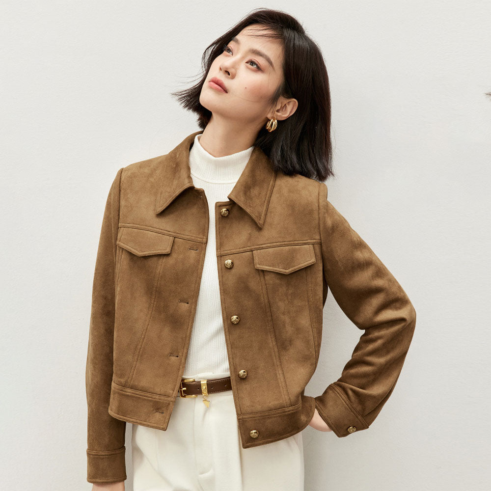 Retro Leather Moto Jacket