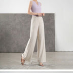 High Waist Wide Leg Trousers