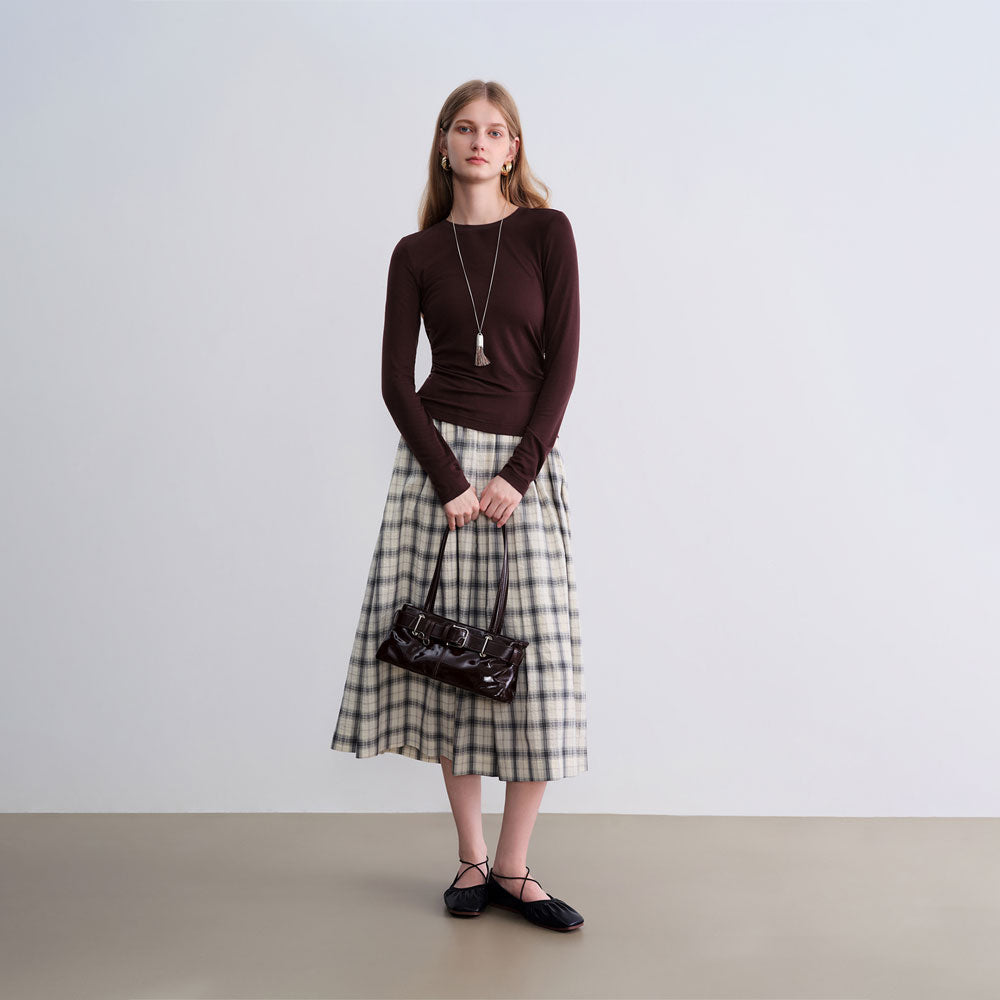 Pure Wool Fall T-Shirt Round Neck