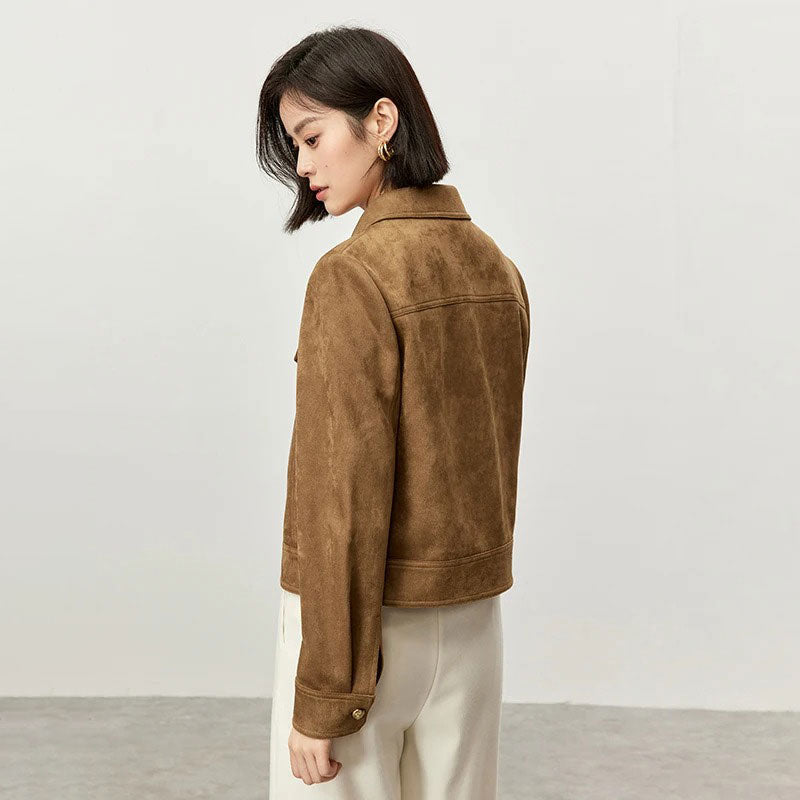 Retro Leather Moto Jacket