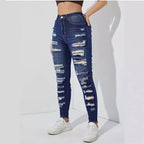 High Waist Mom Jeans Slim Fit