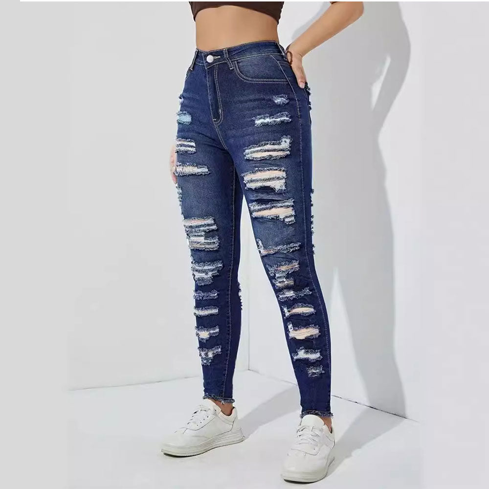High Waist Mom Jeans Slim Fit