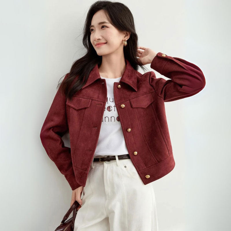 Retro Leather Moto Jacket