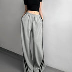 Striped High Waist Trousers