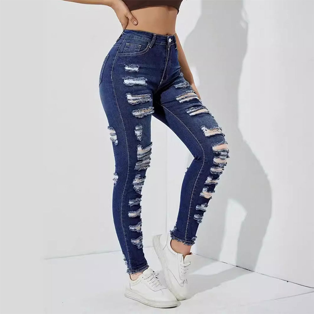 High Waist Mom Jeans Slim Fit