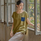 Cotton Linen Casual T-Shirt