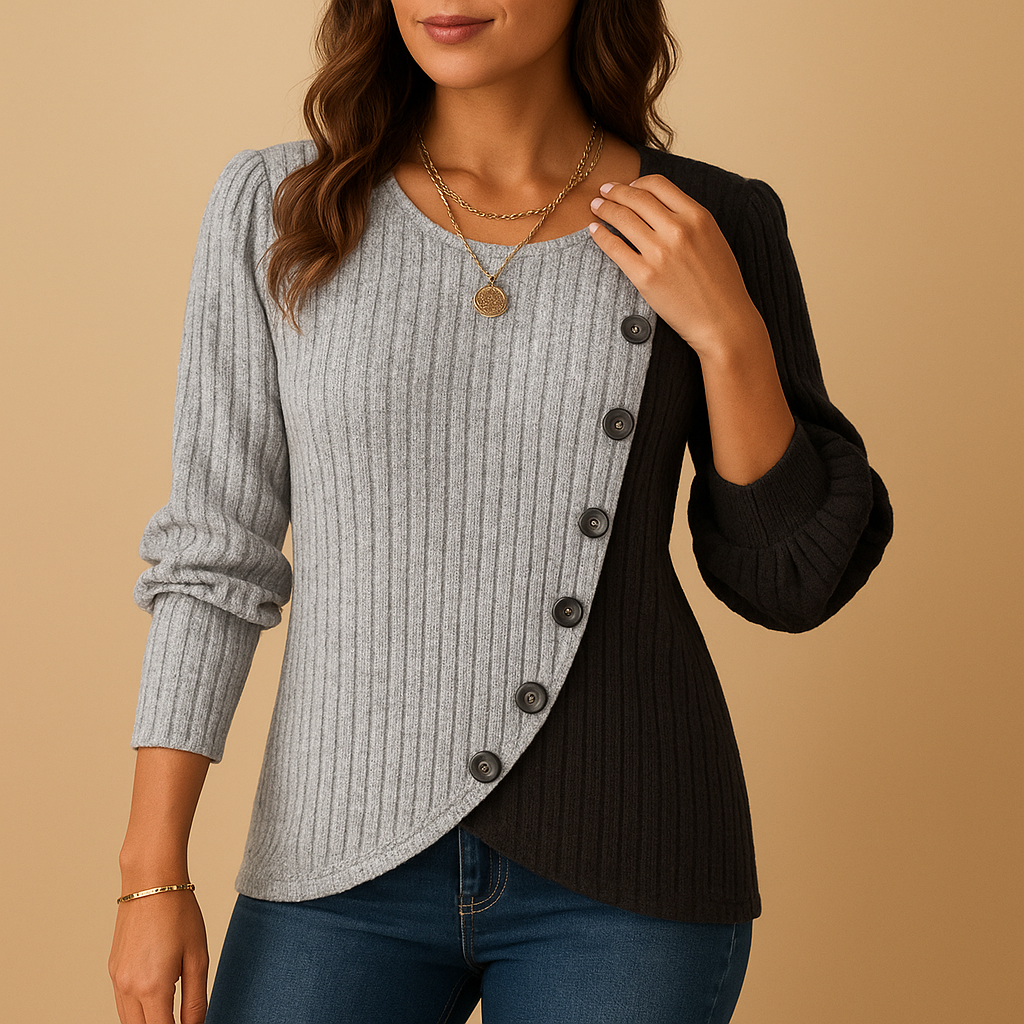 Women's elegant knitted sweater with a flattering fit and timeless design, perfect for work, casual wear, and everyday styling.