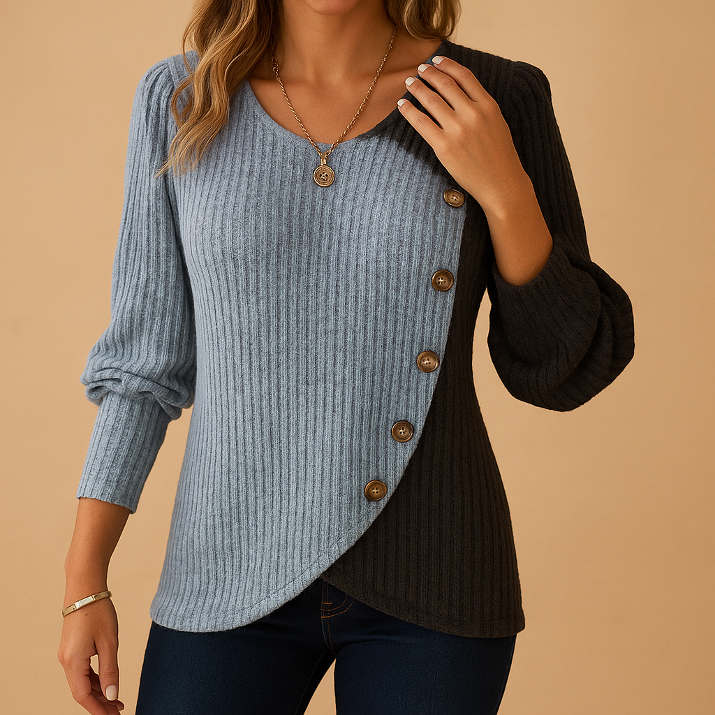 Women's elegant knitted sweater with a flattering fit and timeless design, perfect for work, casual wear, and everyday styling.