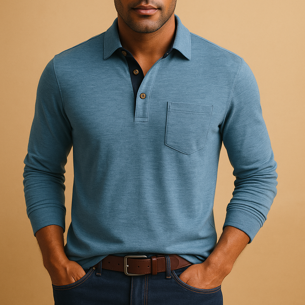 Men’s casual cotton shirt with chest pocket, button closure, and breathable fabric. Perfect for casual wear and daily comfort.