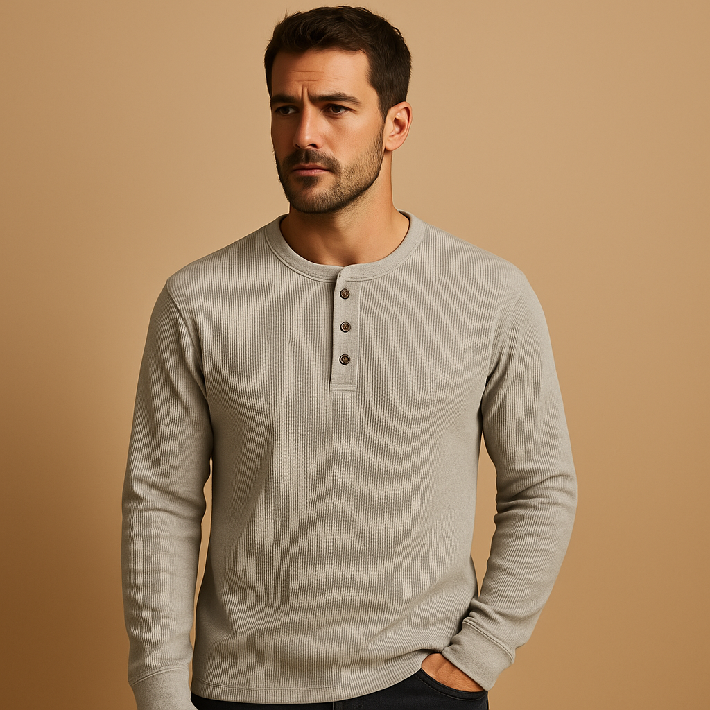 Men’s casual long sleeve shirt with a relaxed fit and classic design, perfect for daily wear, weekends, and casual occasions in versatile colors.