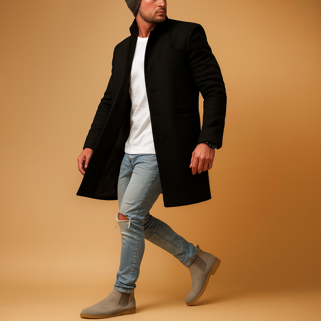 Men’s casual winter coat with relaxed fit, insulating lining, and modern design. Perfect for cold days, commuting, and everyday wear.