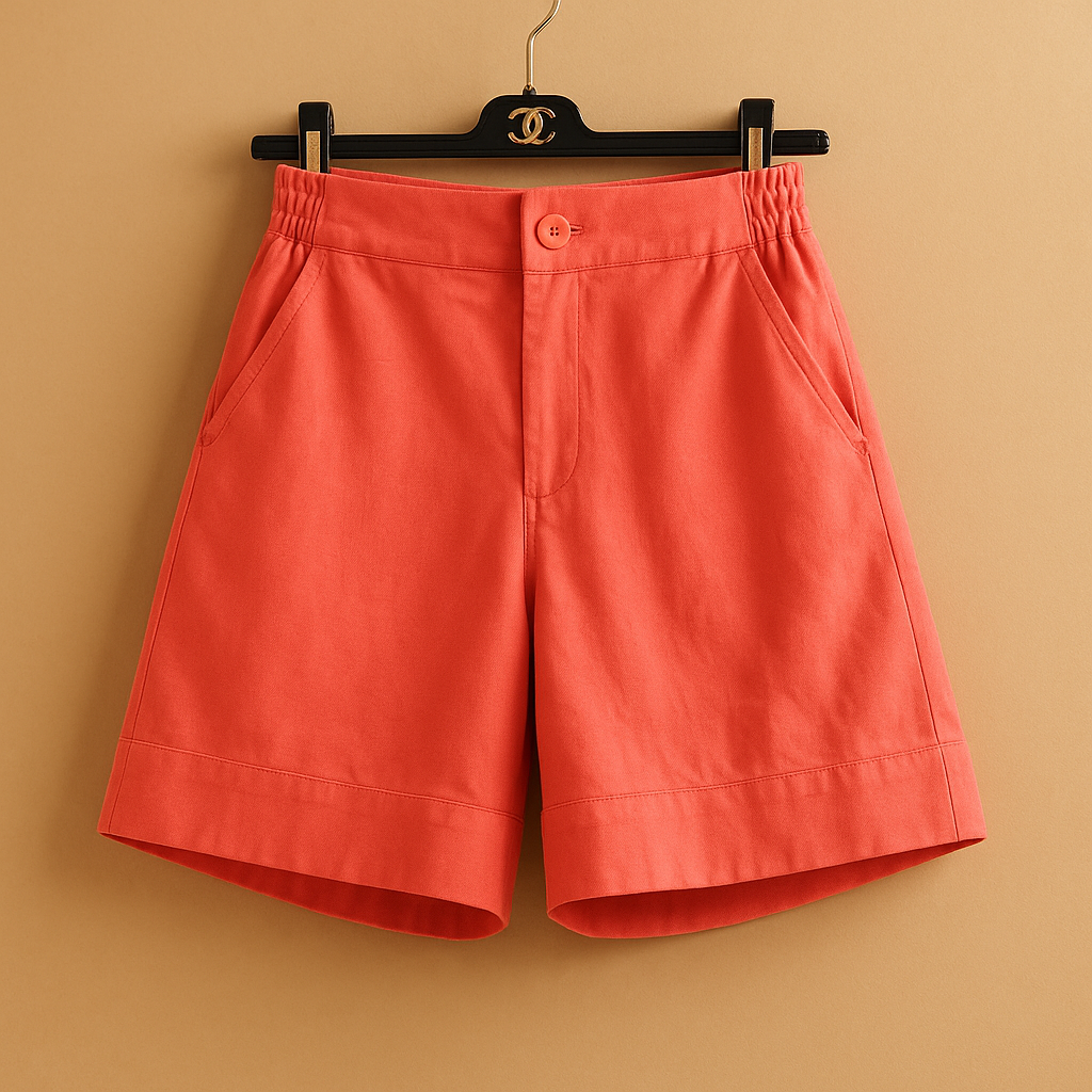 Classic lightweight summer shorts for women with breathable fabric, available in multiple summer colours for everyday warm-weather outfits.