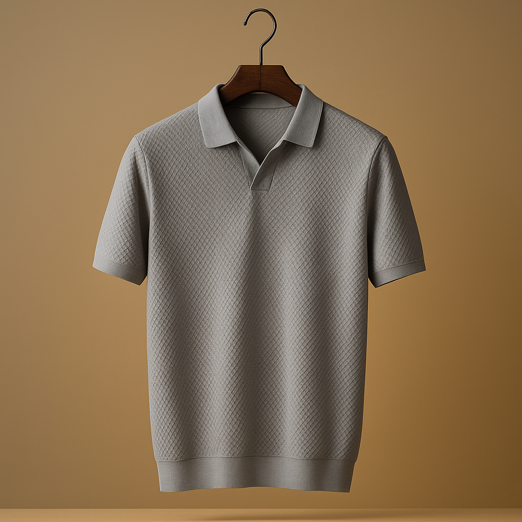 Men’s classic polo shirt with slim fit, button closure, and timeless design, ideal for work, casual wear, and semi-formal occasions.