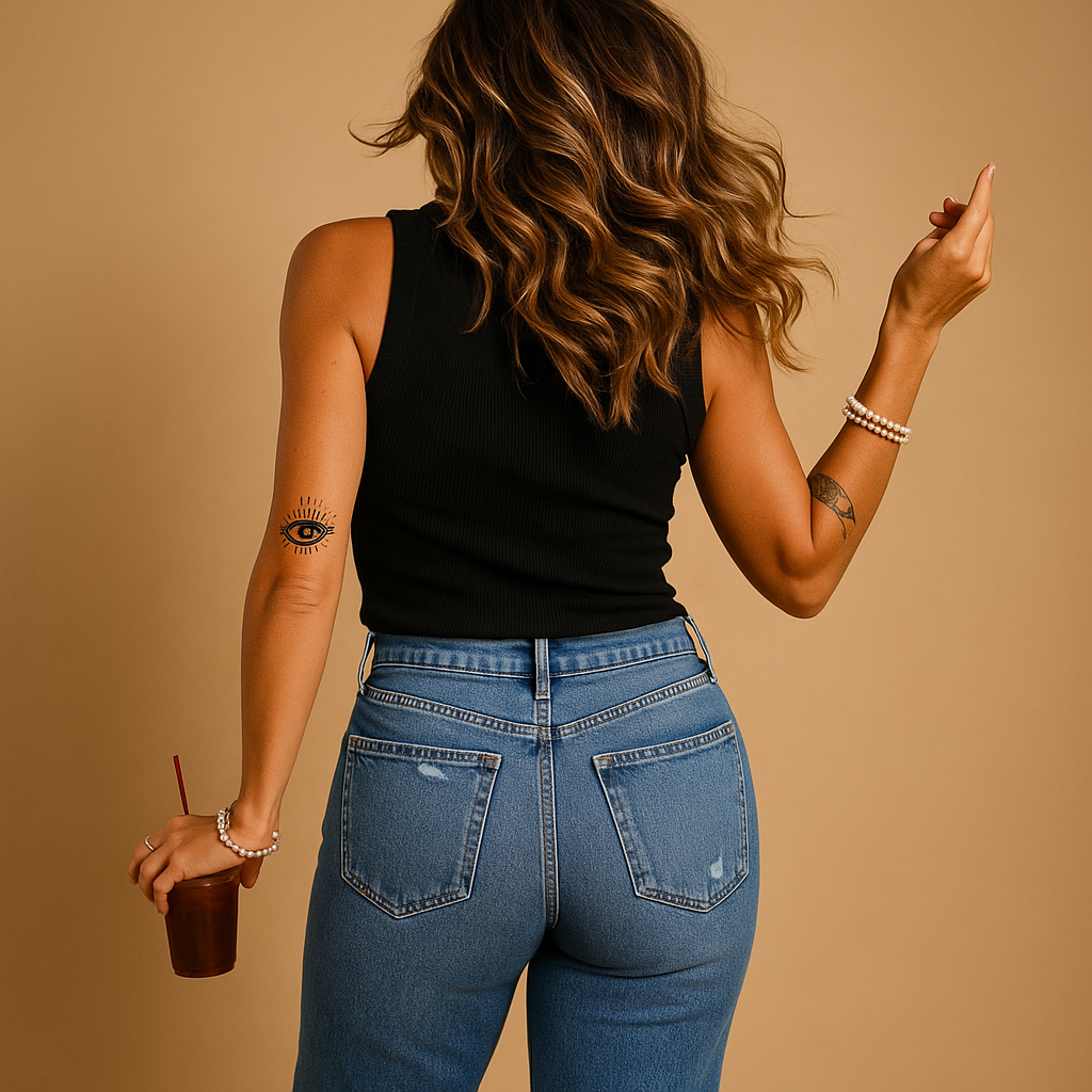 Women’s sleeveless cotton tank top with a U-neckline and slim fit, perfect for summer days, casual outfits, and relaxed warm-weather style.