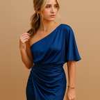 Women’s elegant slim fit dress with timeless minimalist design, flattering cut, and classic style, perfect for formal occasions, work, or evenings out.