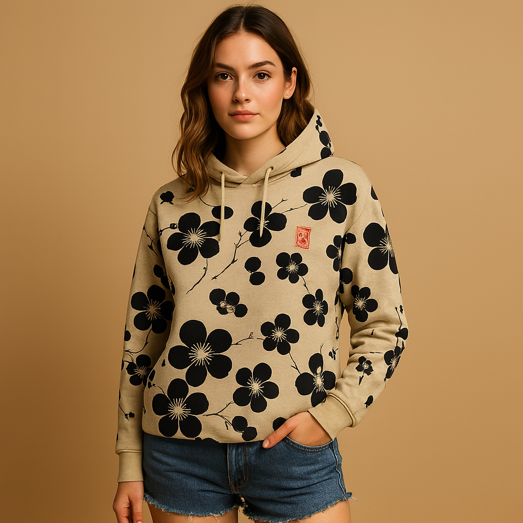 Floral hoodie sweater for women | Daisy