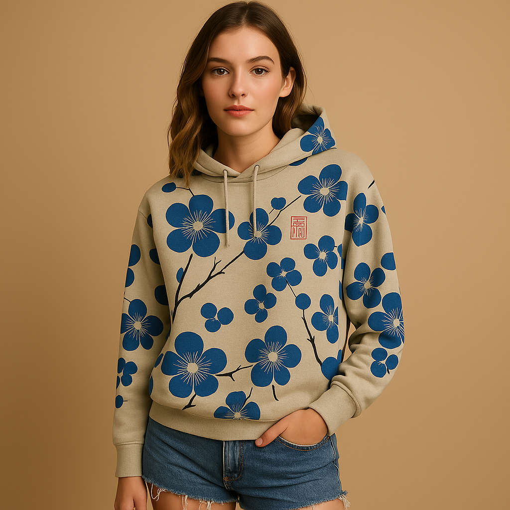 Floral hoodie sweater for women | Daisy