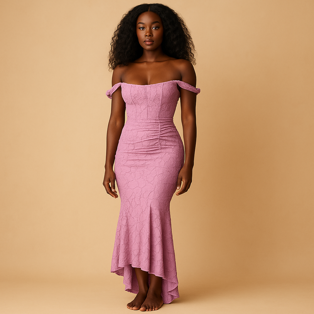 Women’s floral midi dress with breathable fabric and flowing fit, perfect for spring and summer brunches, garden parties, and casual outings.