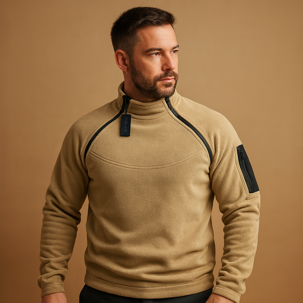 Men’s light crew neck jumper with long sleeves, made from soft and flexible fabric for everyday comfort and a minimalist, timeless look.