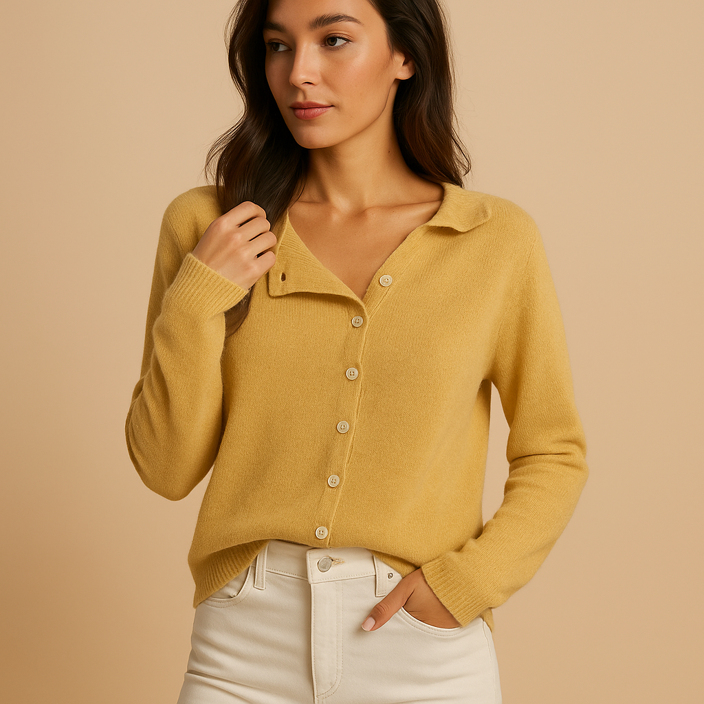 Women’s light round neck sweater with long sleeves, breathable knit, and relaxed fit, available in classic shades for casual or elegant styling.