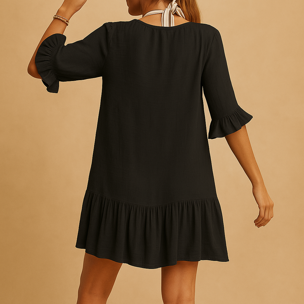 Women’s light summer dress made from soft, breathable fabric, perfect for warm days, casual outings, and effortless summer style.