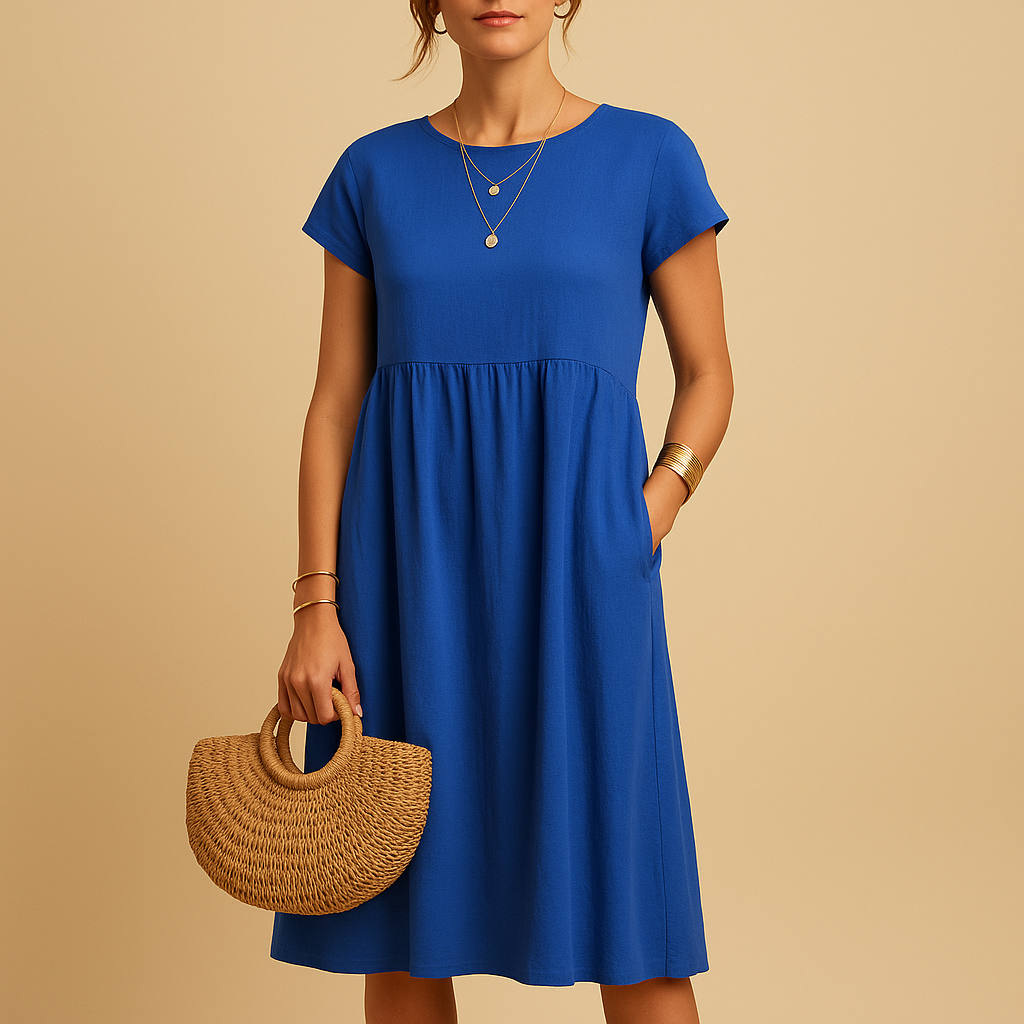 Women’s light summer dress with elegant silhouette and breathable fabric, perfect for spring, summer, and casual or chic occasions.