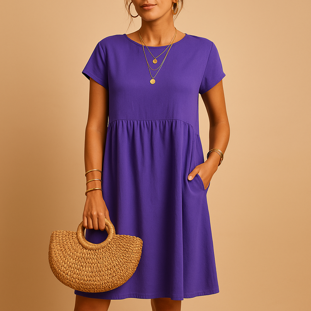 Women’s light summer dress with elegant silhouette and breathable fabric, perfect for spring, summer, and casual or chic occasions.