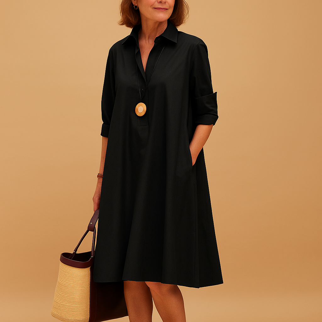 Women’s lightweight spring dress made from soft, breathable fabric, perfect for casual wear, parties, and elegant spring days.