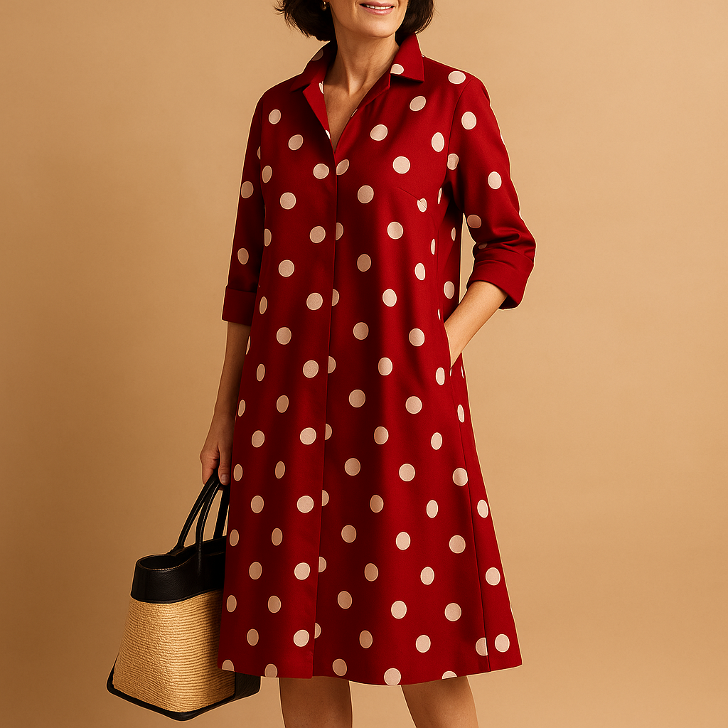 Women’s lightweight spring dress made from soft, breathable fabric, perfect for casual wear, parties, and elegant spring days.
