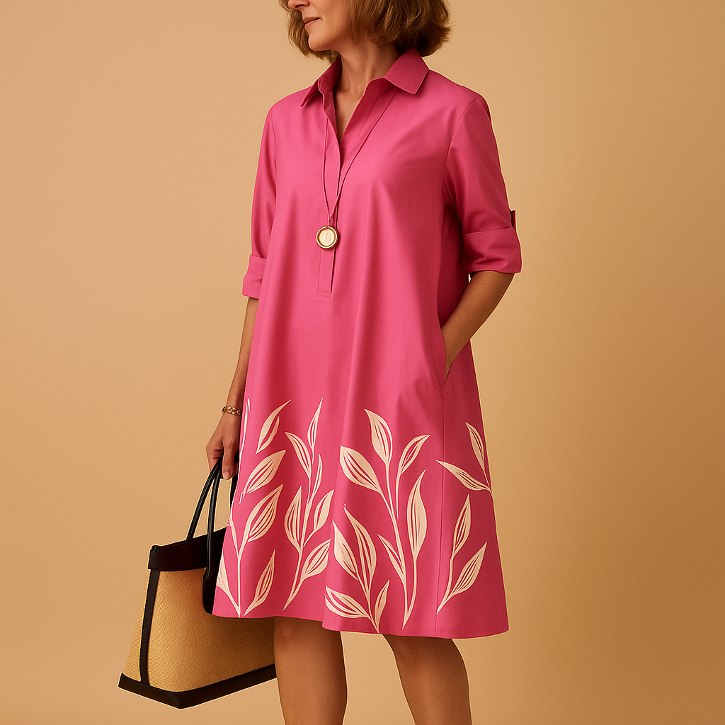 Women’s lightweight spring dress made from soft, breathable fabric, perfect for casual wear, parties, and elegant spring days.