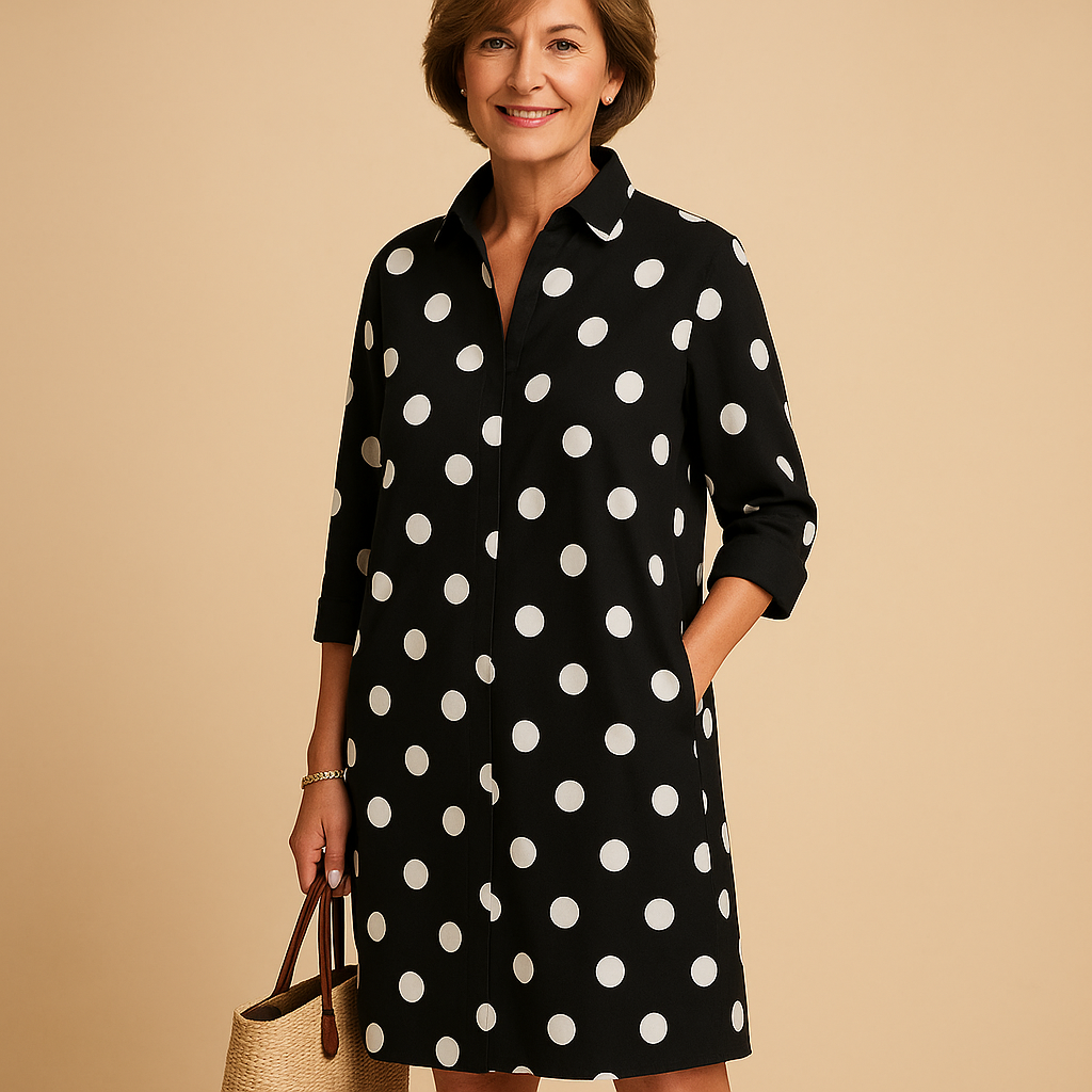 Women’s lightweight spring dress made from soft, breathable fabric, perfect for casual wear, parties, and elegant spring days.